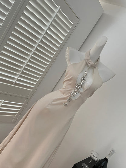 Sexy Mermaid Halter Summer Dress Holiday Party Birthday Outfits For Women DP0137