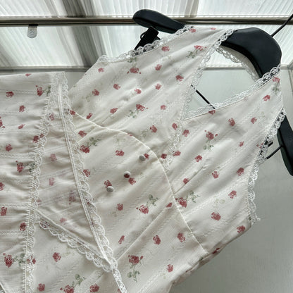 Sexy A Line Halter Neckline Floral Short Summer Dress Holiday Party Outfits For Women DP0121