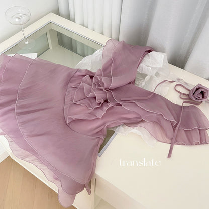 Cute A Line V Neckline Layers Summer Dress Holiday Party Outfits For Girls DP0148