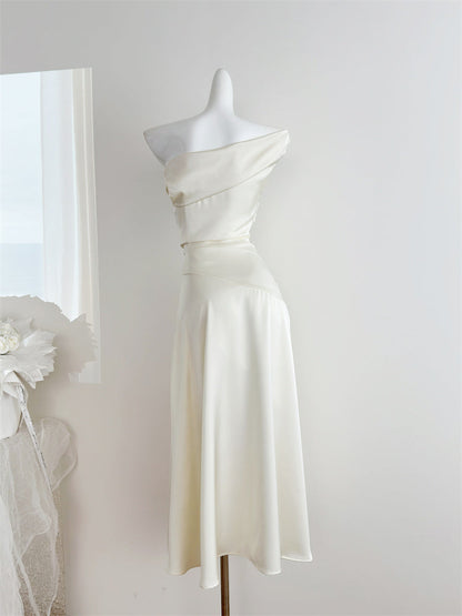 Sexy Mermaid Satin Summer Beach Dress Holiday Party Casual Outfits For Girls DP1402