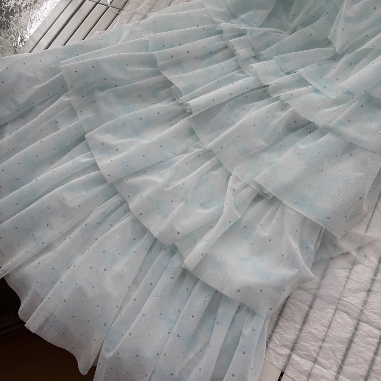 Sexy A line Halter Blue Tulle Min Summer Dress Holiday Party Homecoming Dress Birthday Outfits For Teens DP0151