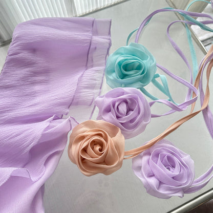 Cute A Line V Neckline Layers Summer Dress Holiday Party Outfits For Girls DP0154