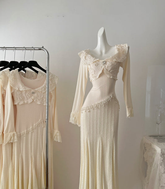 Sexy Sheath Long Sleeves Knitted Dress Holiday Party Outfits For Women DP0099