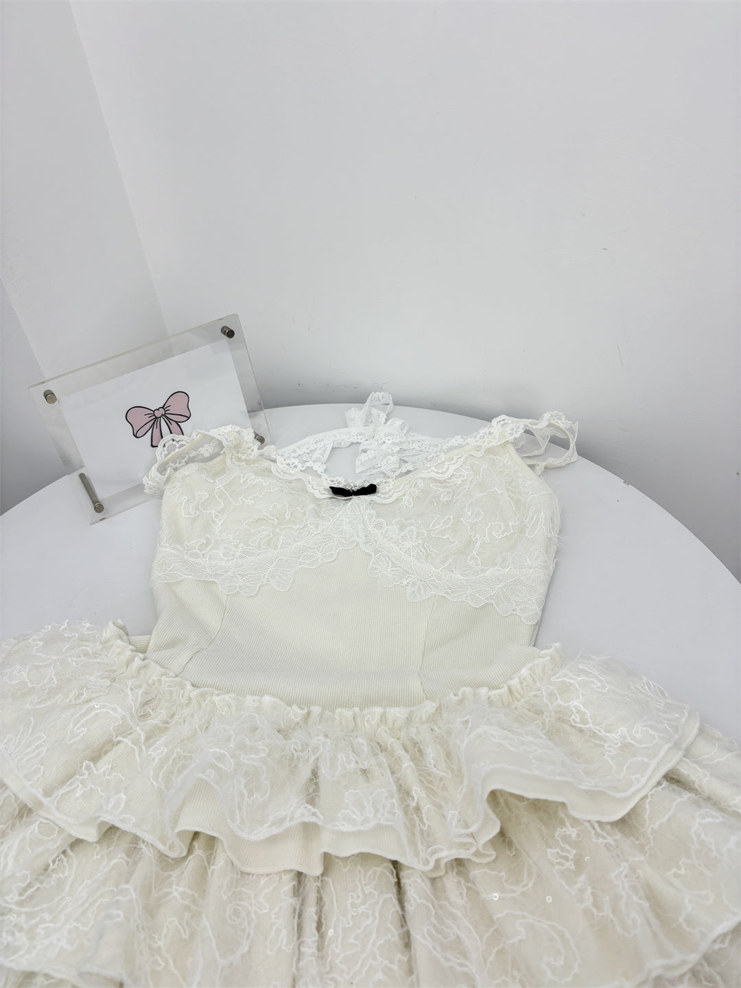 Cute Spaghetti Straps Ballet Skirt Ruffles Summer Dress Holiday Party Outfits For Women DP0091