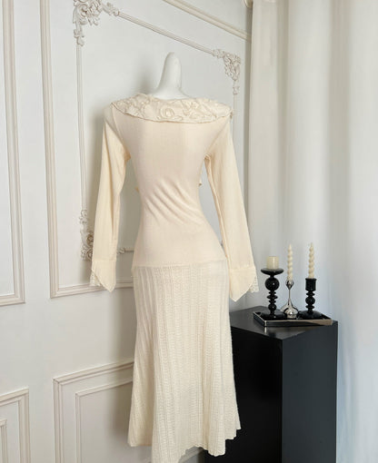 Sexy Sheath Long Sleeves Knitted Dress Holiday Party Outfits For Women DP0099