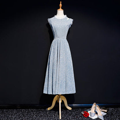 A line Knee Length Bridesmaid Dress Prom Dresses SH197