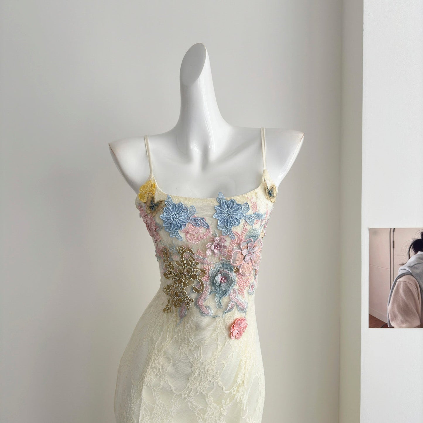 Sexy Mermaid Spaghetti Straps Lace Birthday Party Dress Summer Holiday Outfits For Women DP0132