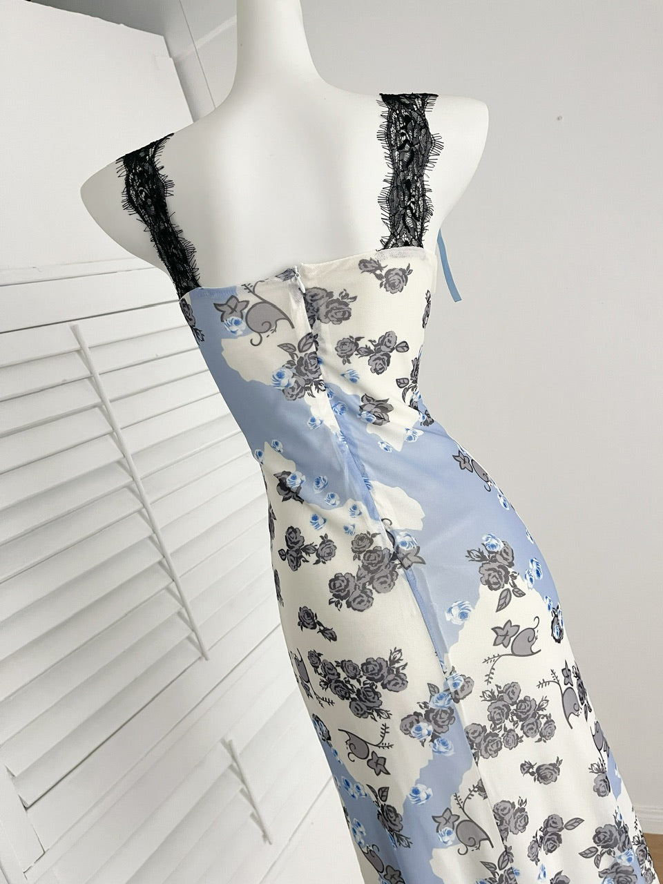 Sexy Sheath Straps Floral Summer Dress Holiday Party Birthday Outfits For Women DP0140