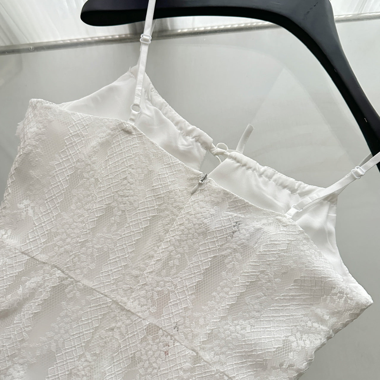 Cute A Line Spaghetti Straps Ivory Lace Summer Dress Holiday Party Outfits For Women DP0100