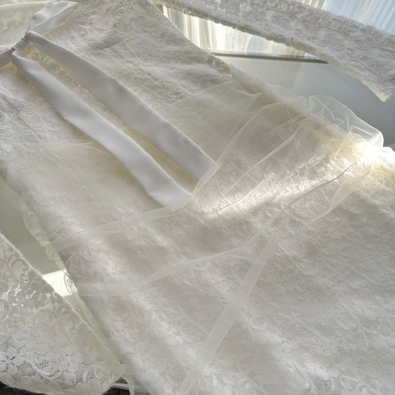 Sexy Mermaid Square Neckline Floral White Lace Summer Dress Holiday Party Outfits For Women DP0106