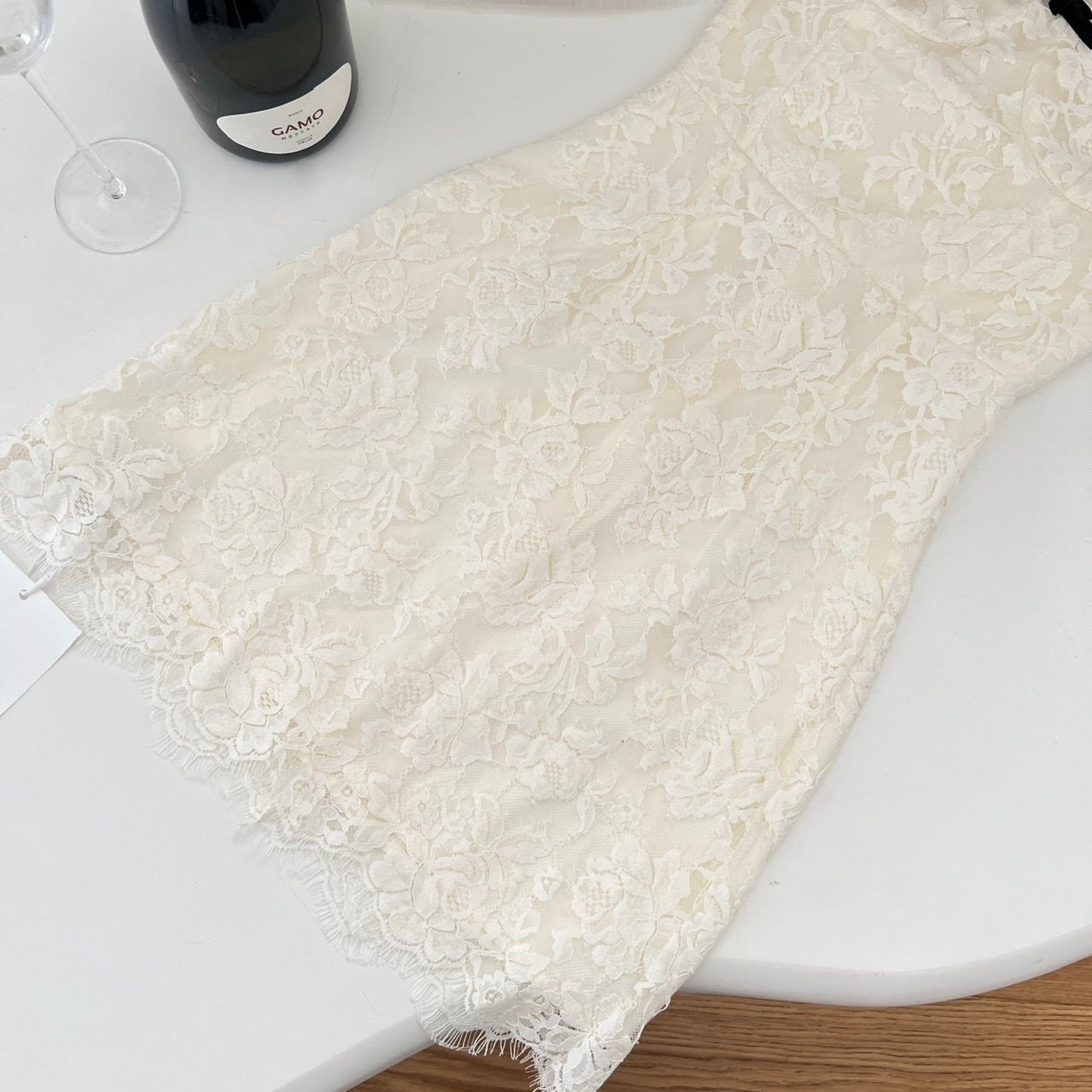 Cute Sheath Halter Neckline Short Lace Summer Dress Holiday Party Outfits For Women DP0123