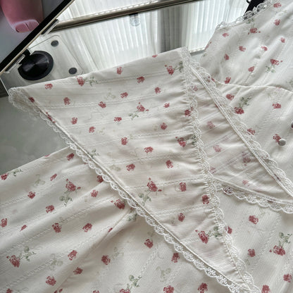 Sexy A Line Halter Neckline Floral Short Summer Dress Holiday Party Outfits For Women DP0121