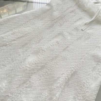 Cute A Line Spaghetti Straps Ivory Lace Summer Dress Holiday Party Outfits For Women DP0100