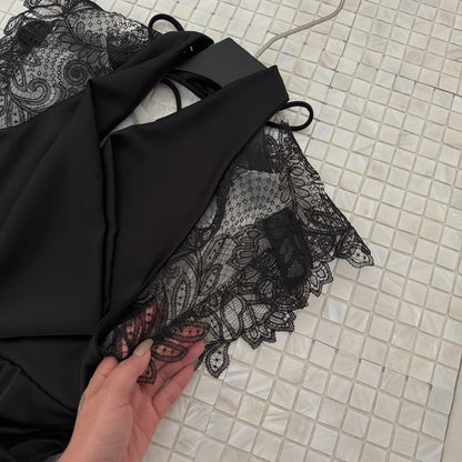 Sexy A Line Halter Neckline Summer Dress Little Black Dress Holiday Party Outfits For Women DP0098