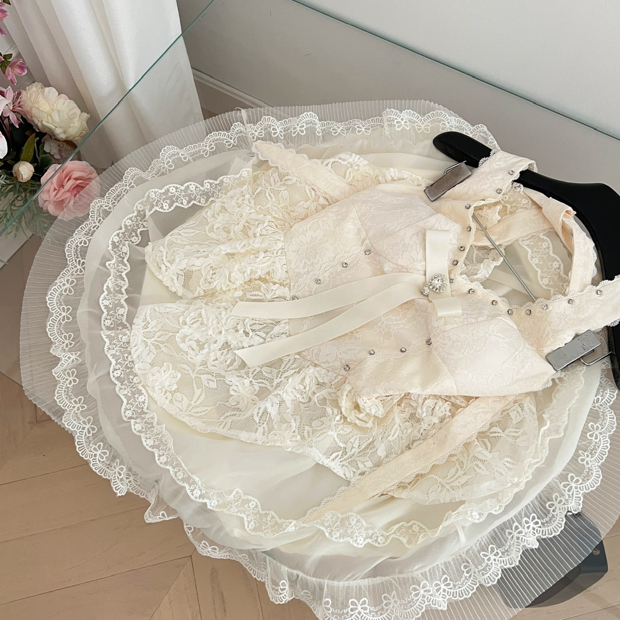 Sexy A line Halter Neckline White Lace Summer Dress Holiday Party Outfits For Women DP0107