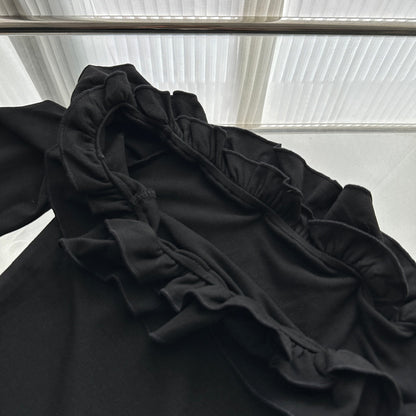 Cute A Line Off The Shoulder Black Summer Dress Holiday Party Outfits For Women DP0094