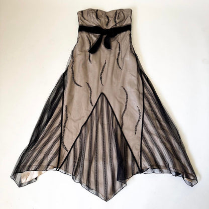 BBrown Beaded Short Chiffon Homecoming Dress Birthday Party Dress gh5086