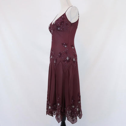 Berry Fairy Exquisite Beaded Short/Mid-Length Chiffon Homecoming Dress Birthday Party Dress gh5088