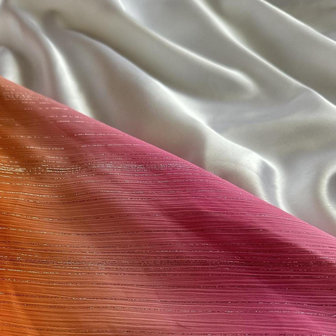 Gradient Pink Orange Retro Fashion Glitter Long Chiffon Ball Gown Evening Gown Party Dress Prom Gown gh3868