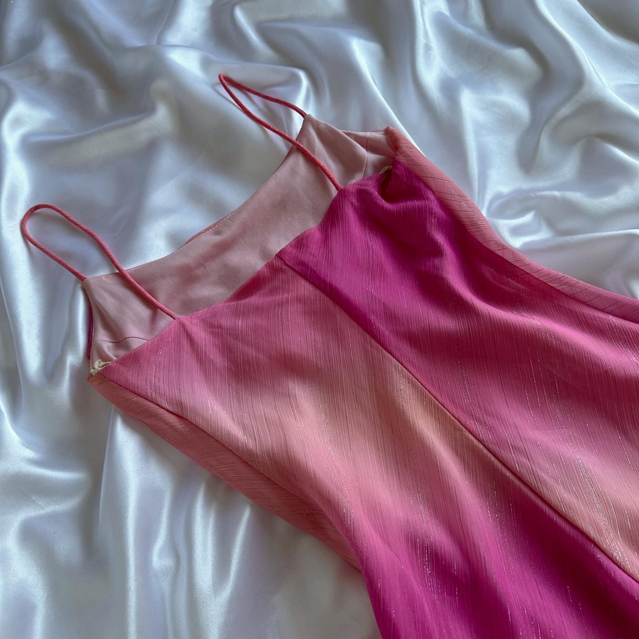 Pink Fashion Gradient Long Chiffon Ball Gown Evening Dress Party Dress  gh4451