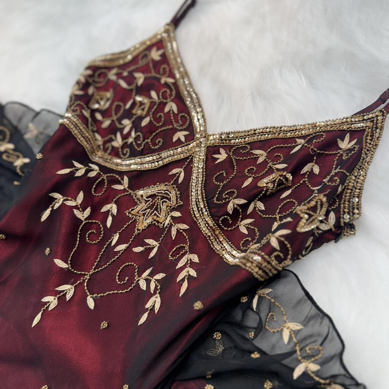 preppydressess-Burgundy Retro Exquisite Short/Long Prom Dress Chiffon Homecoming Dress Birthday Party Dress gh5011