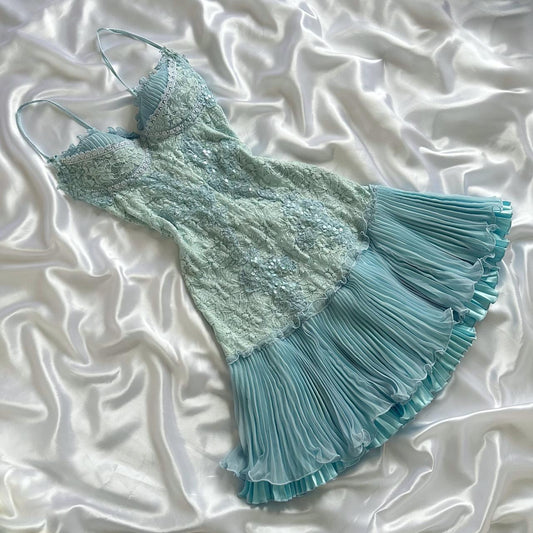 owder Blue Sparkling Charming Retro Princess Stunning Unique Fashionable Beautiful Elegant Delicate Lace Short Lace Sequin Homecoming Dress Prom Dress Evening Dress Birthday Party Dress Prom Dress gh3916