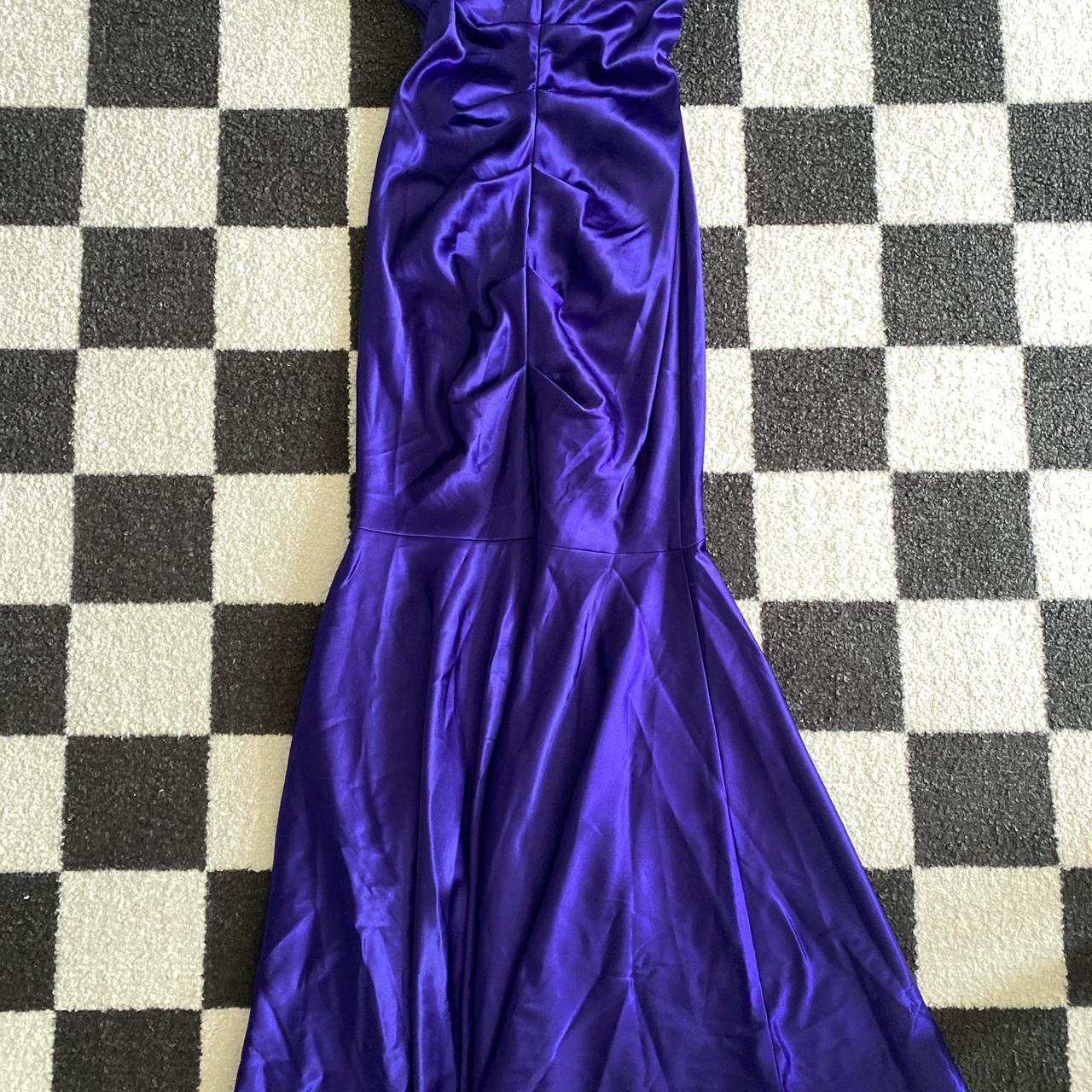 Dark Purple Vintage Fashion Shiny Rhinestone Elegant Long Satin Ball Gown Evening Dress Birthday Party Dress Prom Dress gh3956