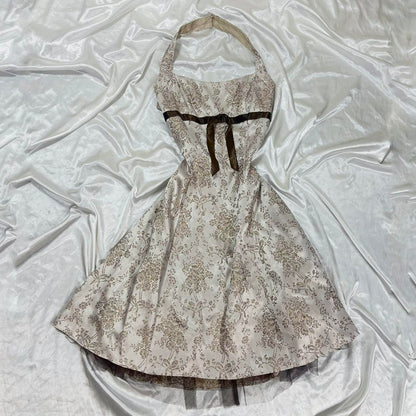 Floral Short Satin Formal Prom Dress Fairy Homecoming Dress gh4601