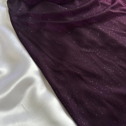 Purple shiny fashion gradient suspenders long elegant chiffon ruffles ball gown evening dress party dress prom dress gh3392