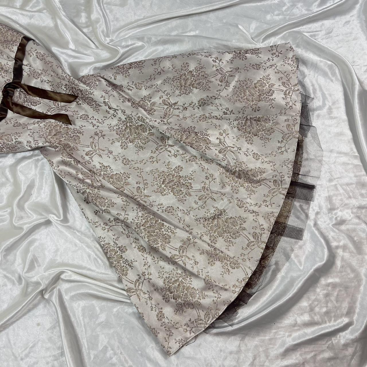 Floral Short Satin Formal Prom Dress Fairy Homecoming Dress gh4601