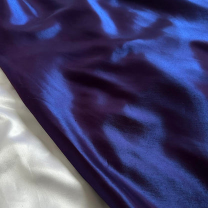 ridescent deep purple and blue glossy sparkly stunning stunning unique stylish beautiful elegant delicate floral long satin ball gown evening dress birthday party dress prom dress gh3917