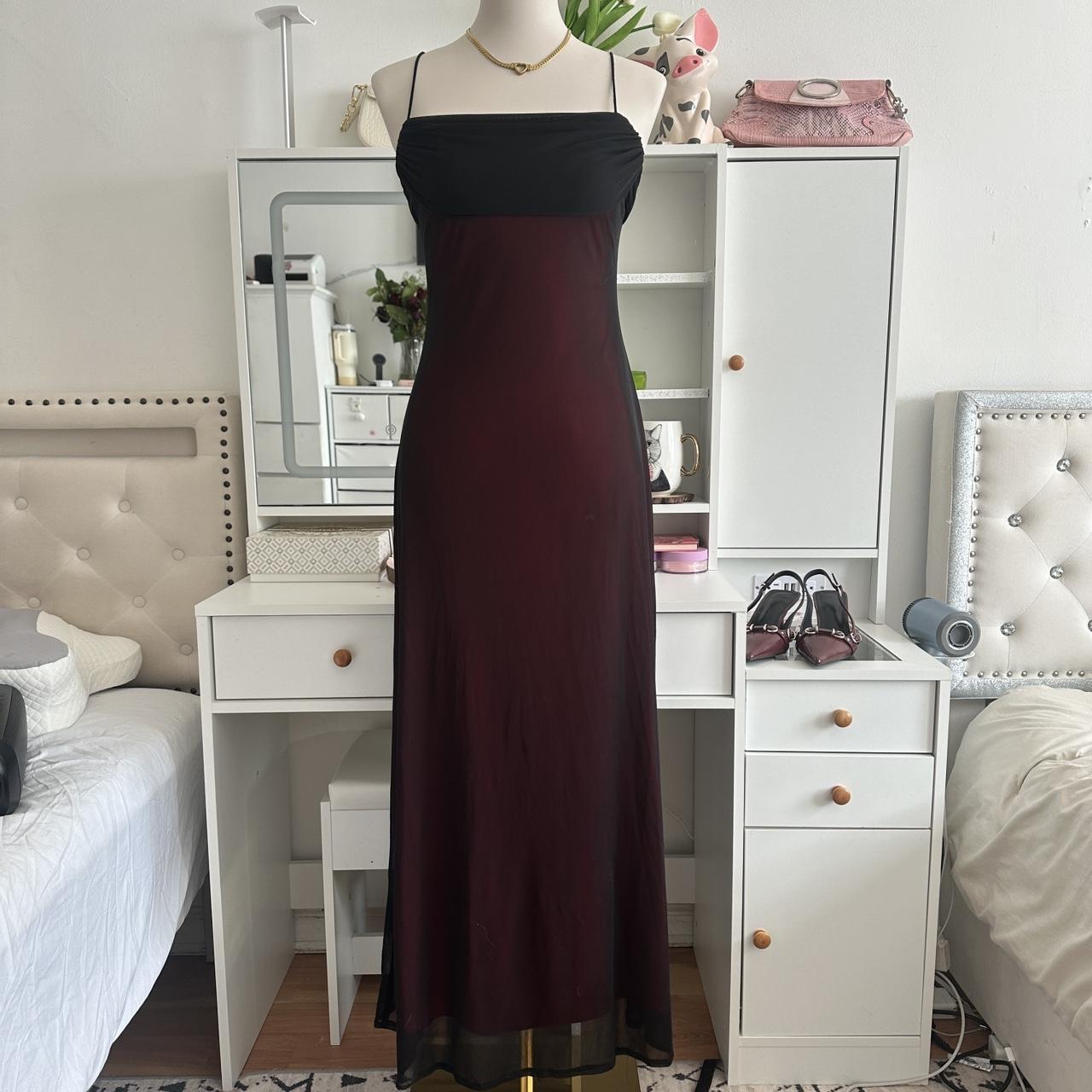 Crimson Vintage Fashion Stunning Elegant Long Chiffon Gothic Prom Dress Evening Gown Birthday Party Dress Prom Dress Graduation Dress gh3885