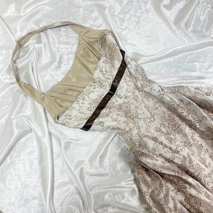 Floral Short Satin Formal Prom Dress Fairy Homecoming Dress gh4601