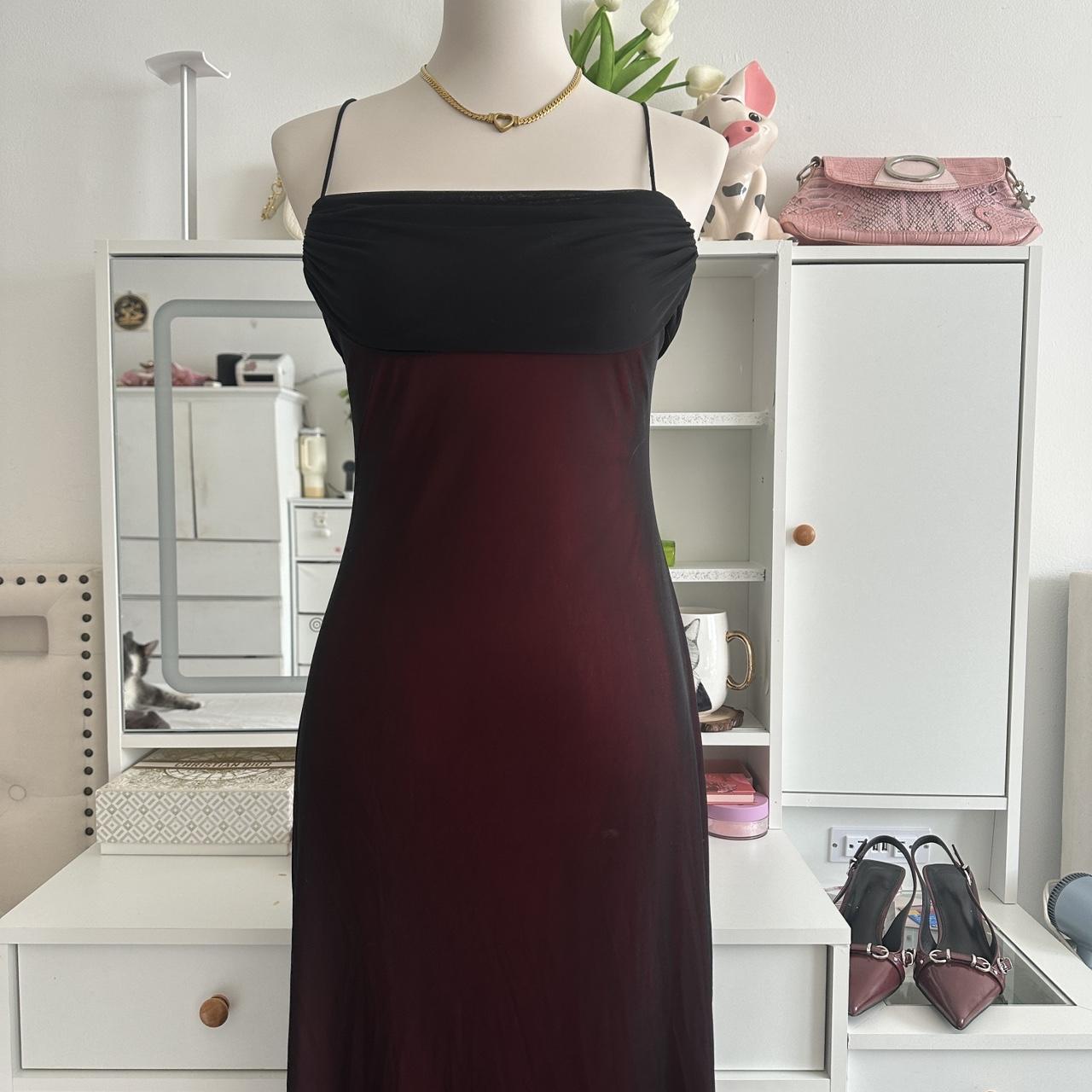 Crimson Vintage Fashion Stunning Elegant Long Chiffon Gothic Prom Dress Evening Gown Birthday Party Dress Prom Dress Graduation Dress gh3885