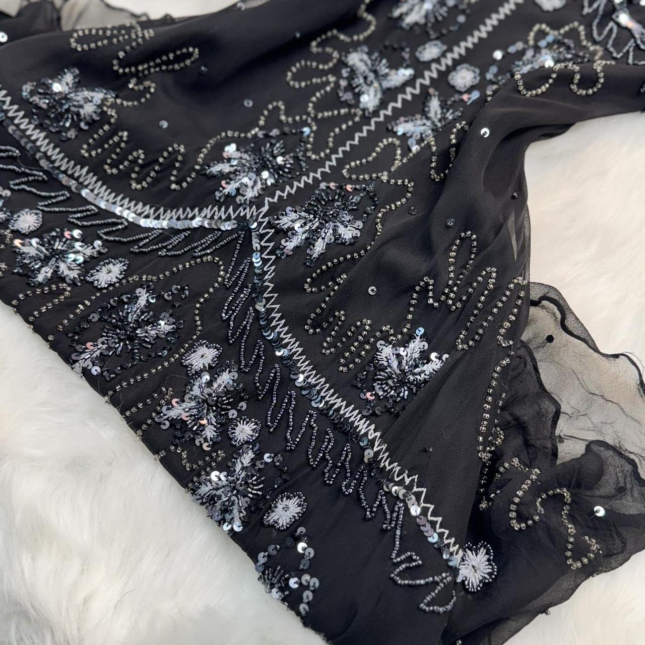 preppydressess-Black gorgeous exquisite beaded short chiffon homecoming dress birthday party dress gh5010