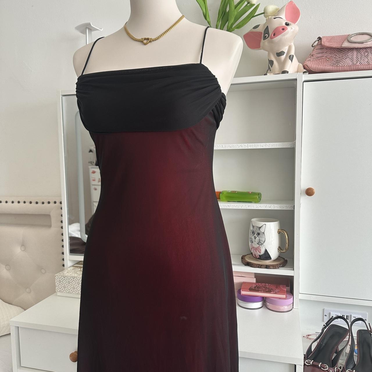 Crimson Vintage Fashion Stunning Elegant Long Chiffon Gothic Prom Dress Evening Gown Birthday Party Dress Prom Dress Graduation Dress gh3885