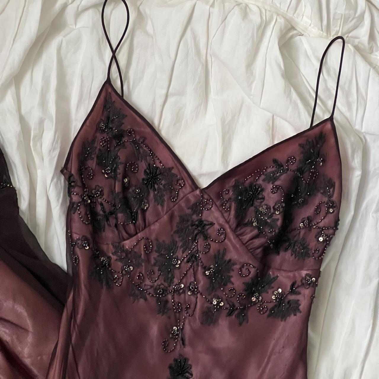 Dark Pink Purple Gorgeous Vintage Delicate Beaded Spaghetti Straps Fairy Long/Midi/Short Chiffon Ball Gown Evening Gown Party Gown Wedding Guest Gown Homecoming Gown Graduation Gown Mother of the Bride Gown Prom Gown gh3979