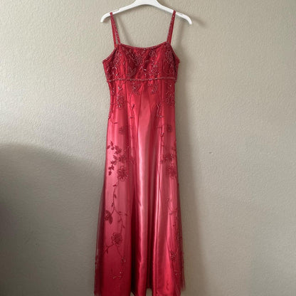 Pink Gorgeous Vintage Fashion Elegant Exquisite Beading Long Tulle Satin Ball Gown Evening Dress Party Dress Prom Dress gh3933