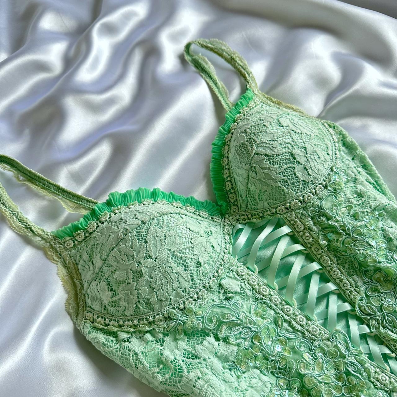 Mint Green Shiny Charming Stunning Unique Fashion Beautiful Elegant Delicate Lace Long Lace Sequin Fairy Ball Gown Evening Gown Birthday Party Gown Prom Gown gh3918