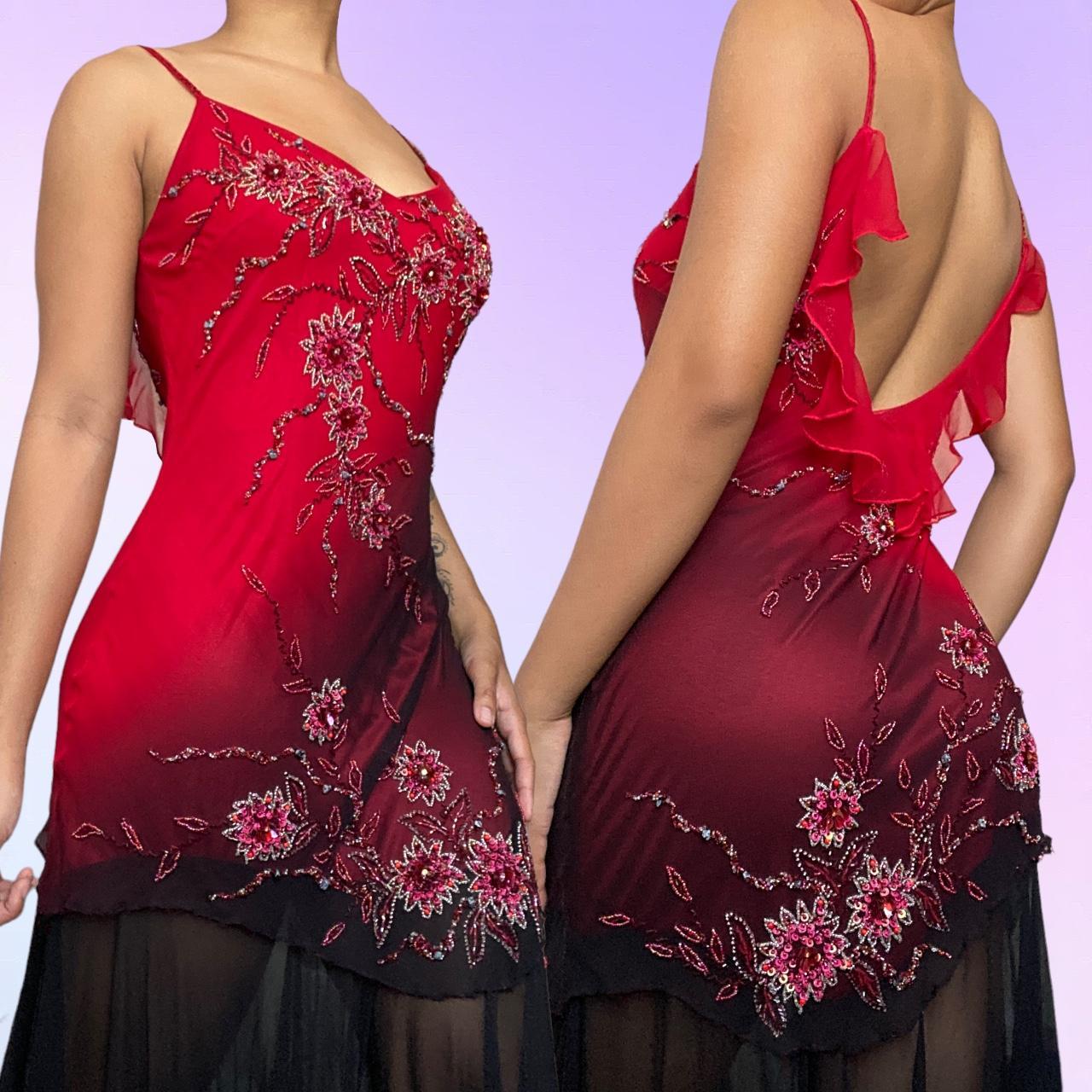 Black Fashion Gradient Fairy Beaded Mid-Length Short Homecoming Dress Prom Dress Party Dress gh4675