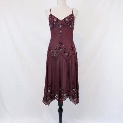 Berry Fairy Exquisite Beaded Short/Mid-Length Chiffon Homecoming Dress Birthday Party Dress gh5088