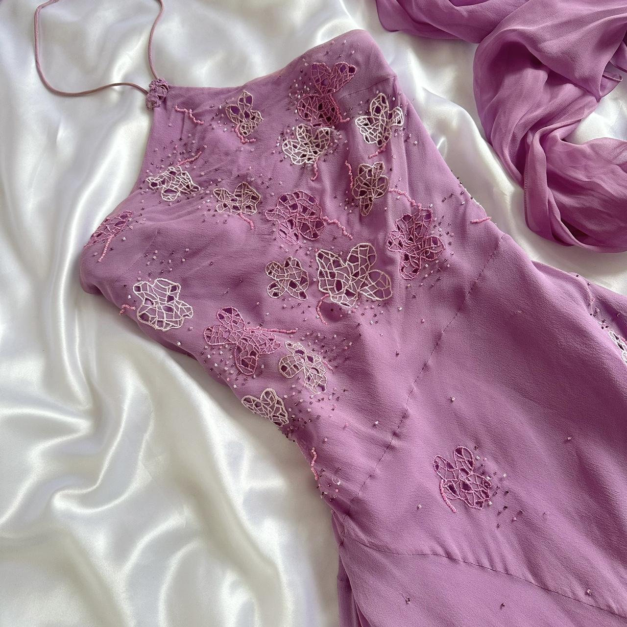 Pink Purple Fashion Elegant Exquisite Beaded Strapless Long Chiffon Ball Gown Evening Gown Party Dress gh3476