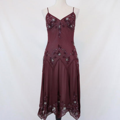 Berry Fairy Exquisite Beaded Short/Mid-Length Chiffon Homecoming Dress Birthday Party Dress gh5088