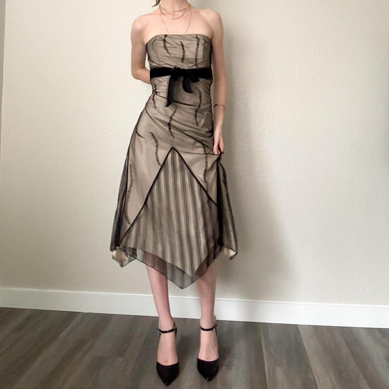 BBrown Beaded Short Chiffon Homecoming Dress Birthday Party Dress gh5086