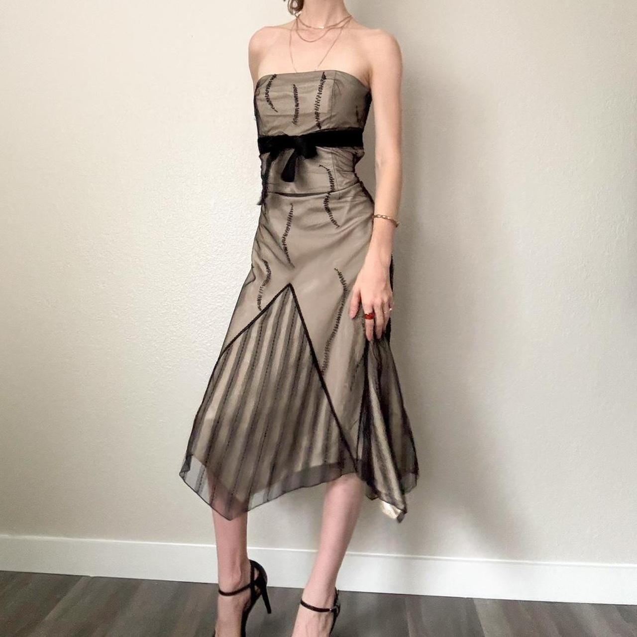 BBrown Beaded Short Chiffon Homecoming Dress Birthday Party Dress gh5086