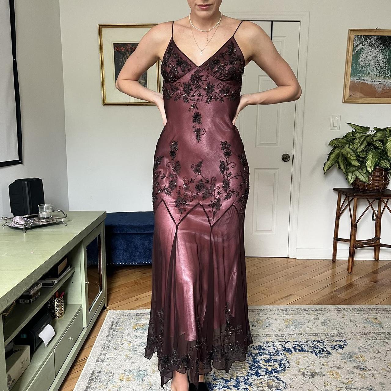 Dark Pink Purple Gorgeous Vintage Delicate Beaded Spaghetti Straps Fairy Long/Midi/Short Chiffon Ball Gown Evening Gown Party Gown Wedding Guest Gown Homecoming Gown Graduation Gown Mother of the Bride Gown Prom Gown gh3979