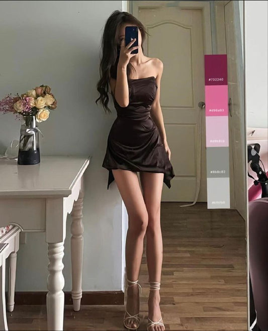 Simple Sheath Strapless 18th Birthday Dresses Birthday Outfits P1036