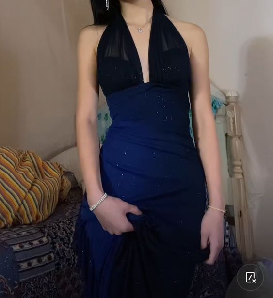 Sexy Mermaid Long Royal Blue Prom Dress Formal Dress P1070