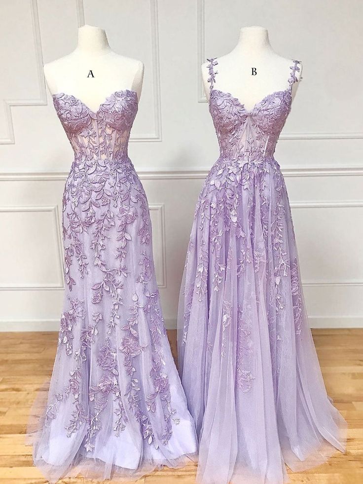 Sweetheart Neck Lace Long Prom Dresses, Lace Graduation Dress P1167