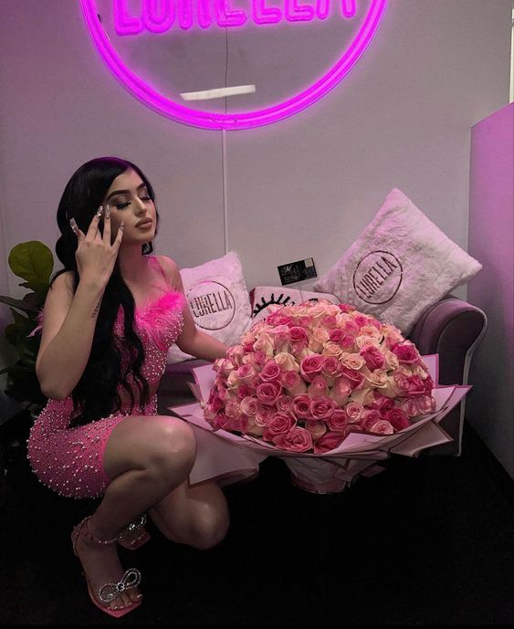 Simple Sheath Straps Pink 18th Birthday Dresses Pearls Birthday Outfits P1313